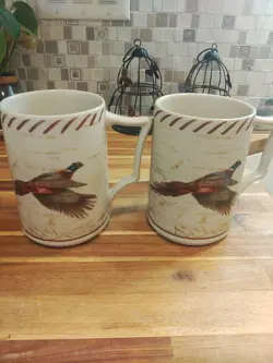 PHEASANT MUG PAIR