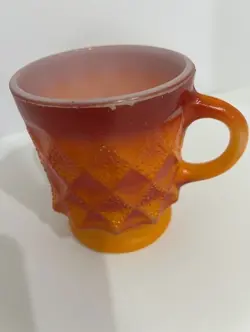 DIAMOND PATTERN ORANGE