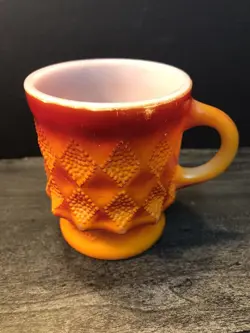 CUP ORANGE GLASS