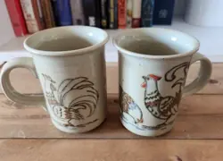 CUPS/MUGS~ROOSTER/CHICKEN~JAPAN