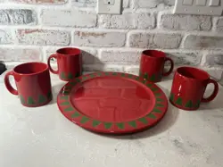 MUGS RED PINE