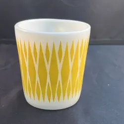 MILK GLASS WITH