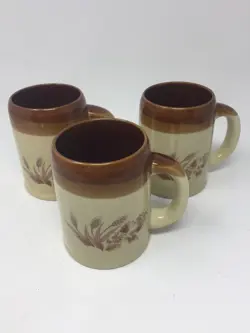 COFFEE MUGS WHEAT