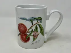 PORTMERION POMONA GRIMSWOOD ROYAL GEORGE PEACH MUG STRAIGHT SIDED OLD MARK RARE