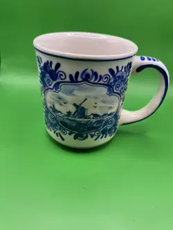 VTG ELESVA DELFT BLUE COFFEE MUG
