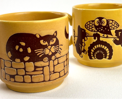 CAT YELLOW BROWN