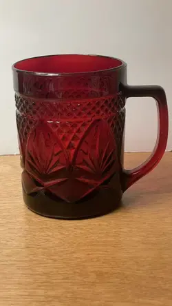 PRESSED GLASS COFFEE/TEA