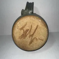 STONEWARE BLUE MUG