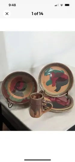 VTG LISA HOWE POTTERY LOT FOR JONELLER