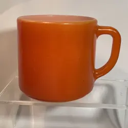 GLASS MUG ORANGE