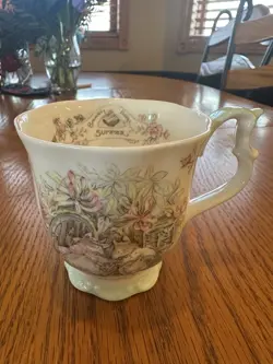 ROYAL DOULTON BRAMBLY HEDGE COLLECTION SUMMER BEAKER MUG CUP 1983 VINTAGE