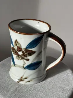 STONEWARE BLUE FLOWER