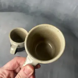 STONEWARE POTTERY MUGS