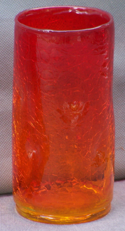 VINTAGE BLENKO TANGERINE AMBERINA 6