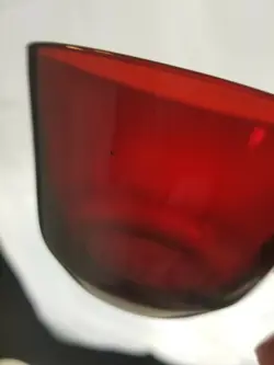 RUBY RED GLASS