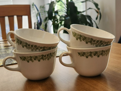VINTAGE CORELLE SPRING BLOSSOM CRAZY DAISY COFFEE CUP SET OF 4
