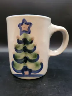 TREE POTTERY MUG