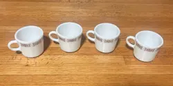 PYREX COFFEE MUGS/CUPS