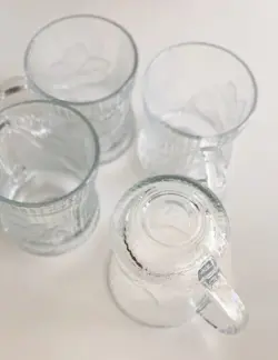 CLEAR GLASS VINTAGE
