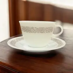 BROWN FLORAL COFFEE