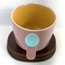 MUG PINK YELLOW