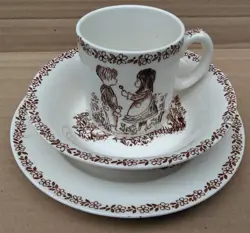 BOWL PLATE BROWN
