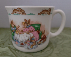 VINTAGE ROYAL DOULTON BUNNYKINS TEA TIME SINGLE HANDLED MUG CUP