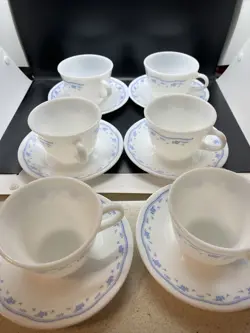 SAUCERS MORNING BLUE