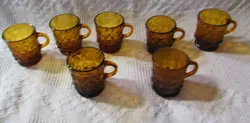 BROWN GLASS MUG