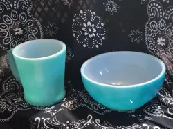TURQUOISE HANDLE MUG