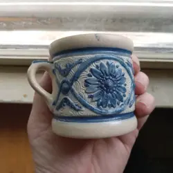 COBALT DECORATED MUSTARD