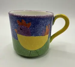 GREEN YELLOW MUG