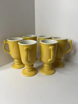 MUGS. FOOTED