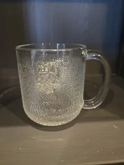 IITTALA KROUVI 50CL VINTAGE GLASS  COFFEE MUG FINLAND OIVA TOIKKA PRE-OWNED