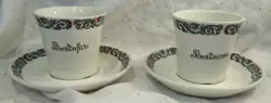 CUP/MUGS SAUCERS