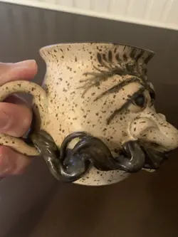 MUSTACHE STONEWARE