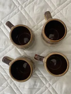 POTTERY GLAZED BROWN