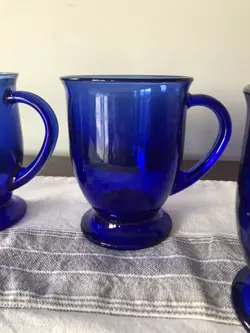 GLASS FOOTED VINTAGE