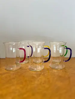GLASS COLORFUL HANDLES