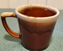 VINTAGE MCCOY POTTERY BROWN DRIP MUGS