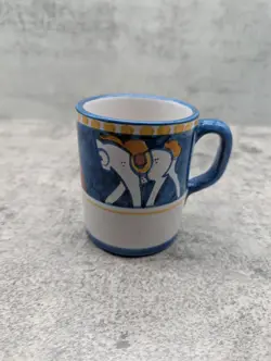 HORSE MUG BLUE