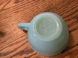 GREEN GLASS MUG