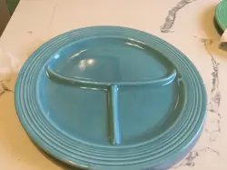 TURQUOISE COMPARTMENT PLATE