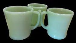 JADEITE MUGS W/