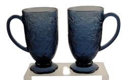 FLORAL/PEDESTAL GLASSES KC