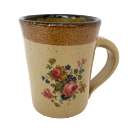 VTG MONROE SALT WORKS  MAINE POTTERY COFFEE MUG CHIPPENDALE CLASSIC 10 OZ EUC