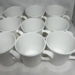 WHITE SWIRL MUGS