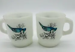 GLASS MUGS BIRDS