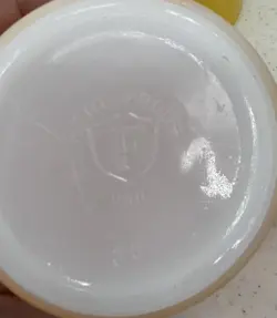 MILK GLASS CUPS