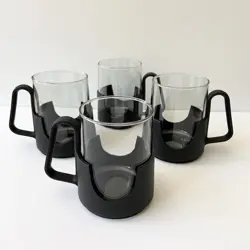 BLACK PLASTIC/TINTED GLASS